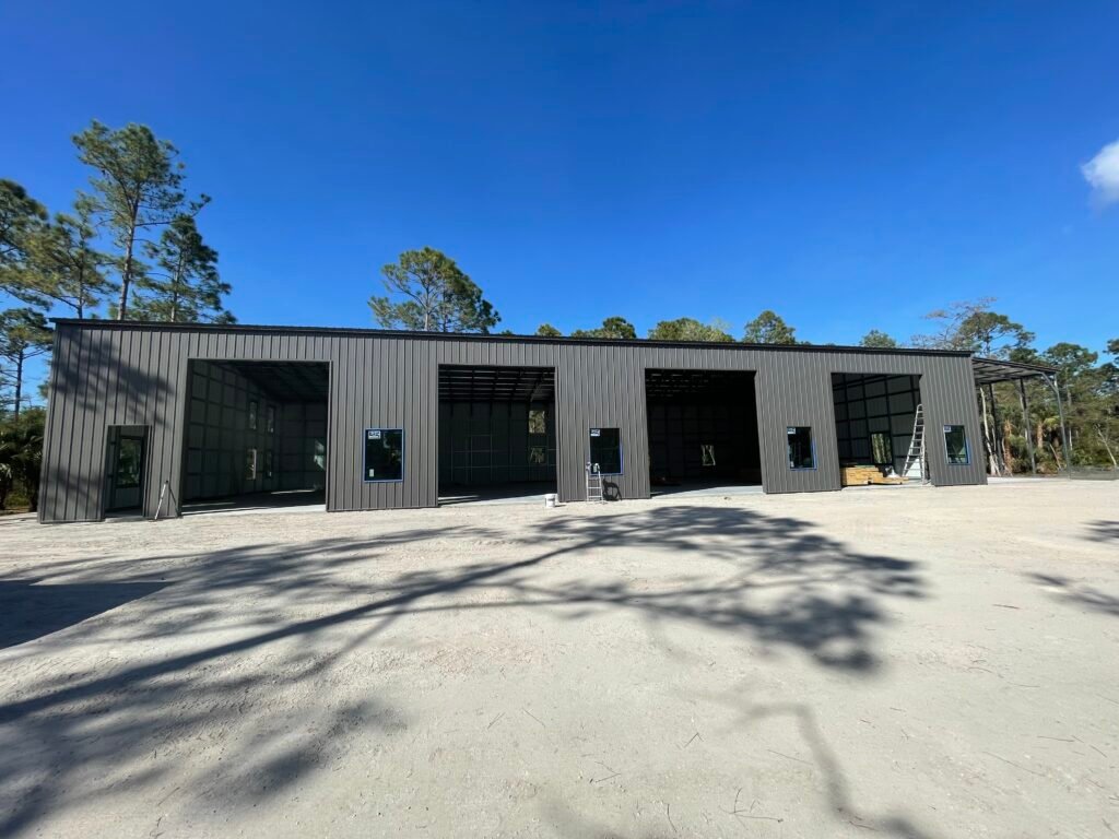 Pre-engineered steel buildings