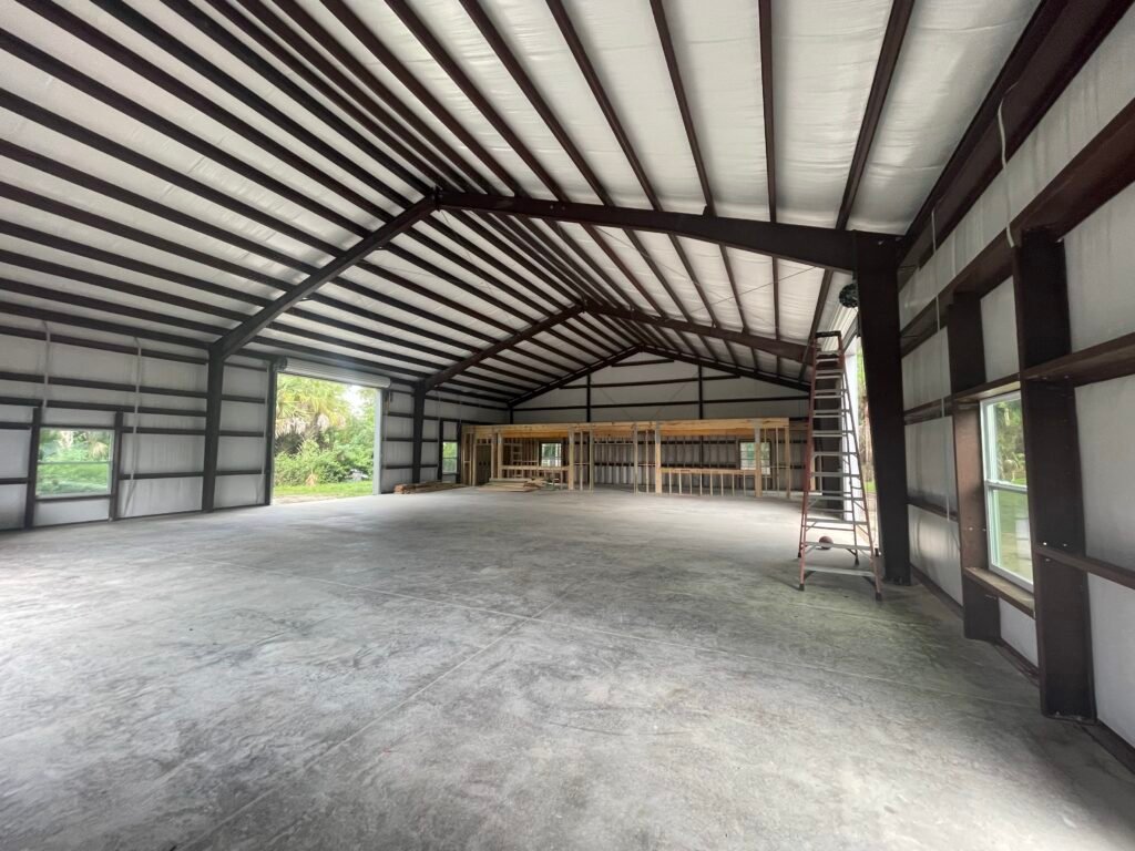 Pre-engineered steel buildings